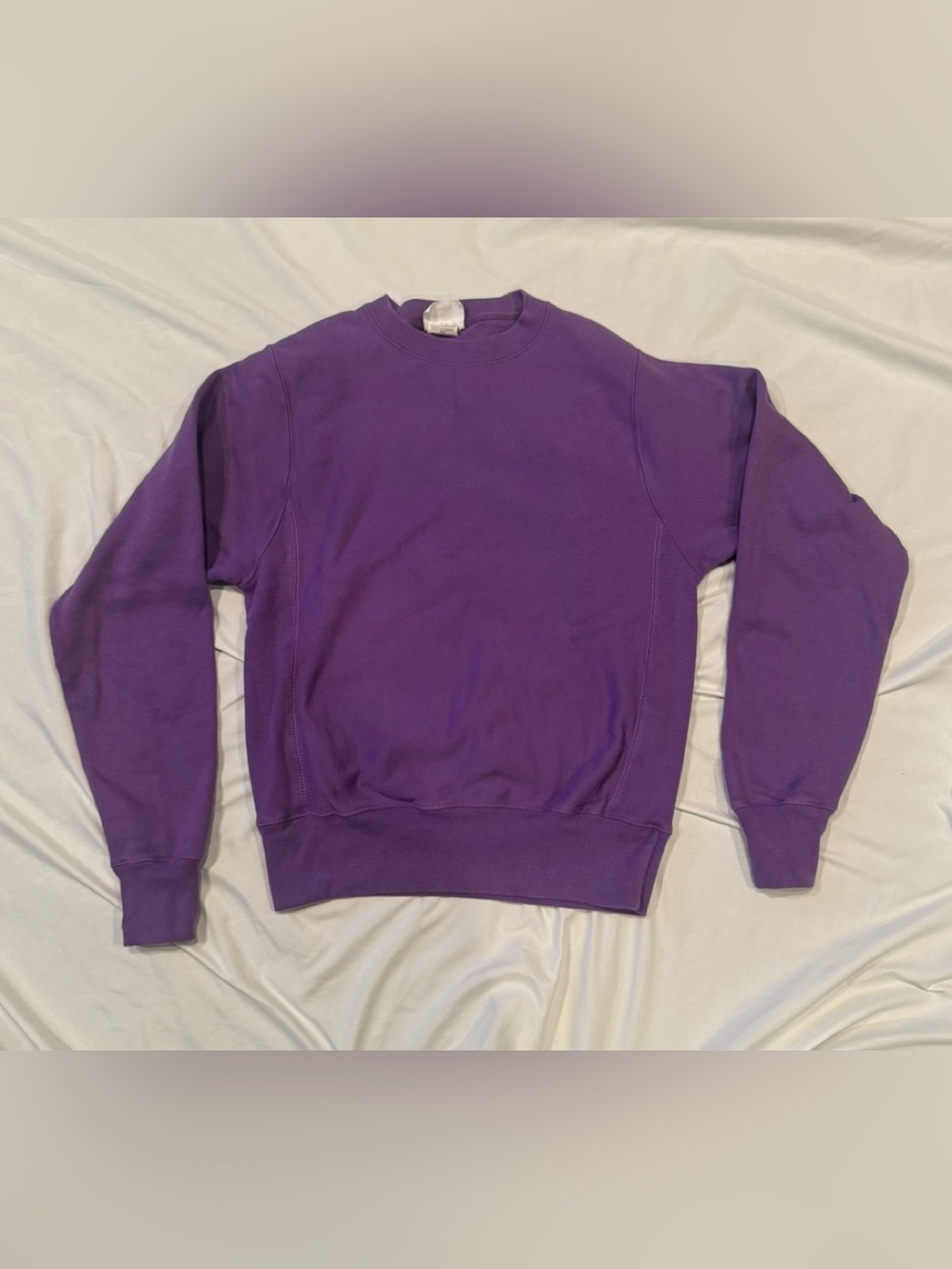 Champion Reverse Weave Men's XS Purple Crewneck Sweatshirt GF70 Embroidered Logo